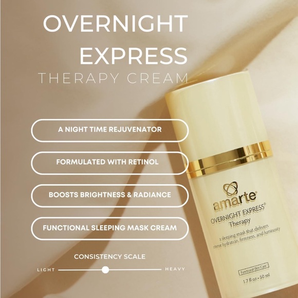 Amarte Overnight Express Night-Time Therapy Sleeping Mask Functional Skin Care - Picture 5 of 11